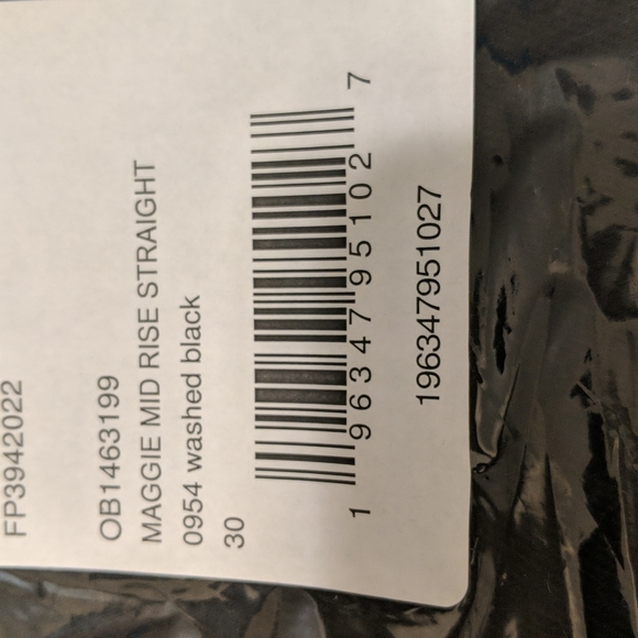 Maggie Mid-Rise Straight-Leg Jeans 30 New with Tags - Picture 10 of 10